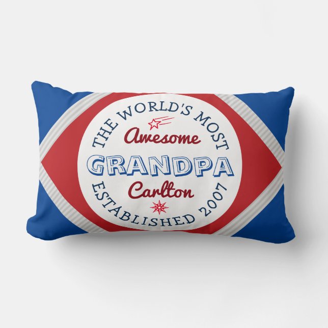 Coussin Rectangle Créez votre propre logo Grand-père (Recto)