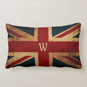 Coussin Rectangle Créez votre propre monogramme Union Jack