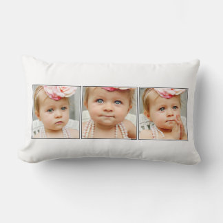 Coussin Rectangle Créez Votre Propre Salle De Garde-Photo 3 Filles