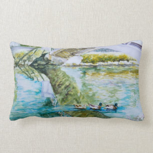 Coussin Rectangle Croisement de canal