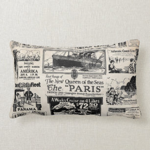 Coussin Rectangle Croisières idéales aux terres étrangères