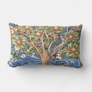 Coussin Rectangle Cru floral de tapisserie de pivert de William