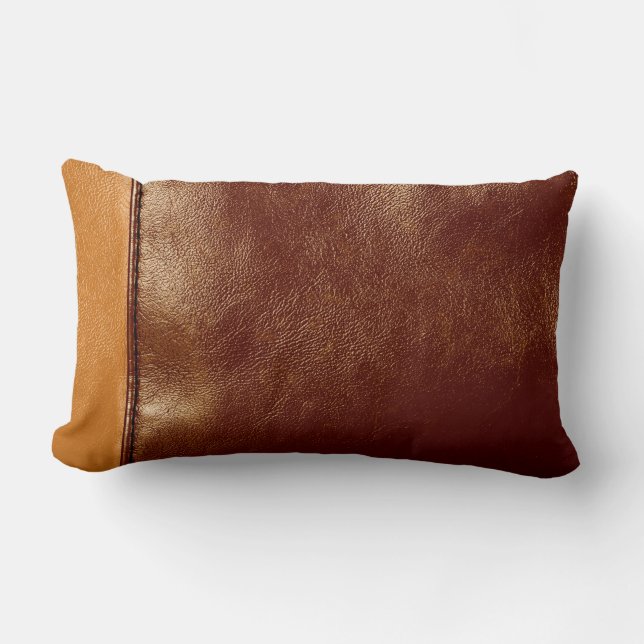 Coussin Rectangle Cuir (Recto)