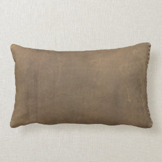 Coussin Rectangle Cuir bronzage mou