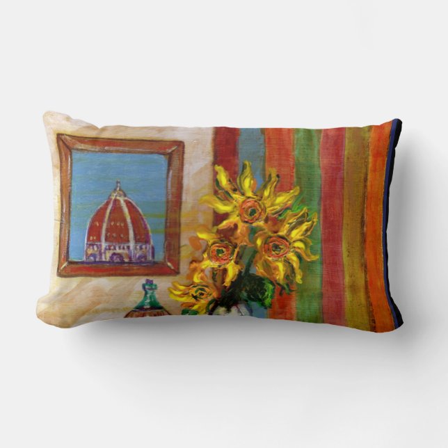 COUSSIN RECTANGLE CUISINE ITALIENNE À FLORENCE (Recto)