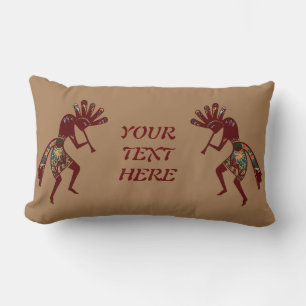 Coussin Rectangle Culture amérindienne - Danse Kokopelli 3