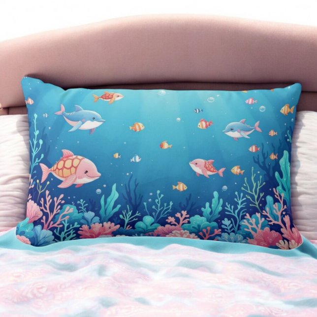 Coussin Rectangle Cushion Coral Dream (Créateur téléchargé)