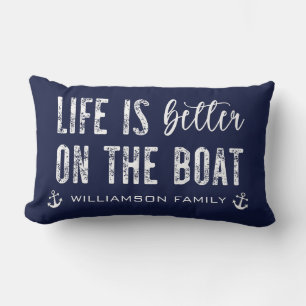 Coussin Rectangle Custom Life est meilleur sur le bateau