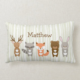 Coussin Rectangle Cute animal des bois