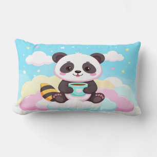 Coussin Rectangle Cute Red Panda Coffee Mug & Pillow - Happy Kawaii 