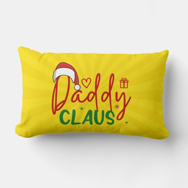 Coussin Rectangle Daddy Claus Christmas Design-60094 (Recto)