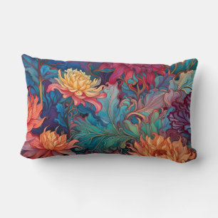 Coussin Rectangle Dahlia Tapisserie florale