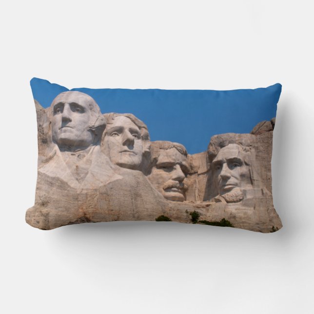 Coussin Rectangle Dakota du Sud, Keystone, Mont Rushmore (Recto)
