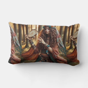 Coussin Rectangle dame gitane