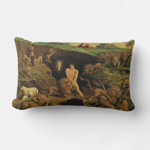 Coussin Rectangle Daniel dans la fosse aux lions