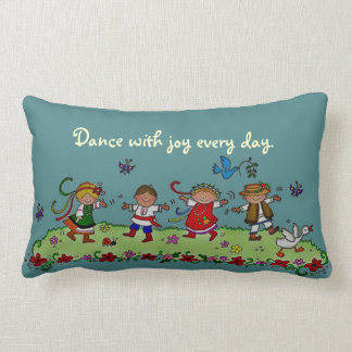 Coussin Rectangle Danse avec joie chaque jour