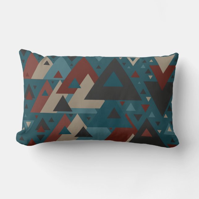 Coussin Rectangle Danse Triangulaire (Recto)