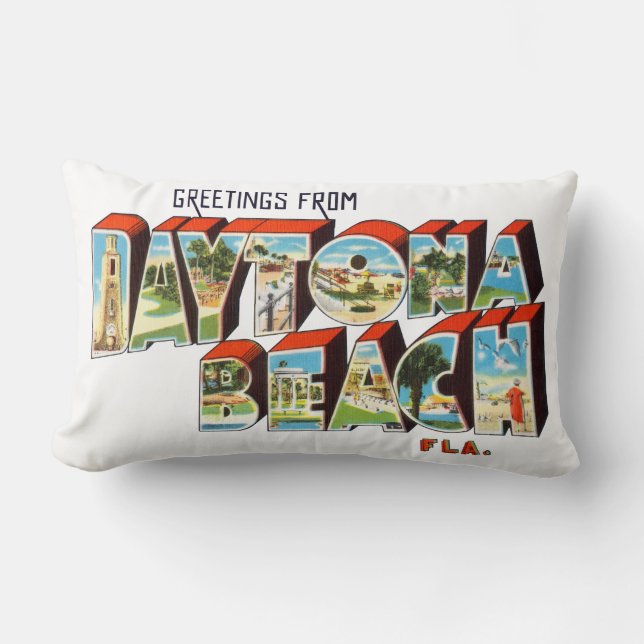 Coussin Rectangle Daytona Beach FL (Recto)