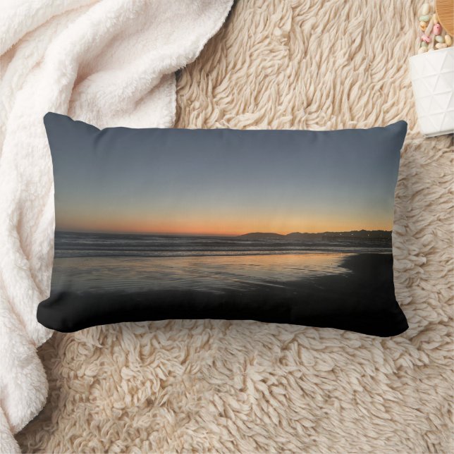 Coussin Rectangle De Crépuscule à Tombée de la Nuit sur la Plage Pho (Couverture)