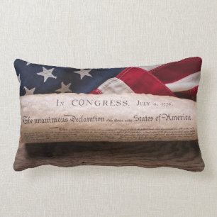 Coussin Rectangle Déclaration d'indépendance