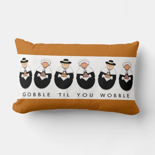 Coussin Rectangle Décor d'action de grâce (Recto)