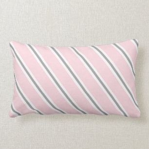 Coussin Rectangle Décor de la pépinière rose gris