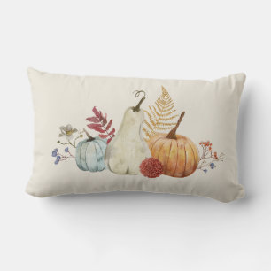 Coussin Rectangle Décor de maison de Thanksgiving Citrouilles d'auto