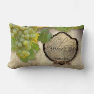 Coussin Rectangle Décor de maison d'établissement vinicole de raisin