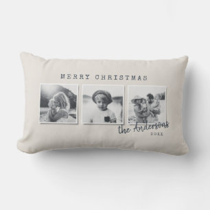 Coussin Rectangle Décor intérieur minimaliste de Noël multi photo