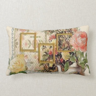 Coussin Rectangle Décor victorien antique vintage élégant de piè