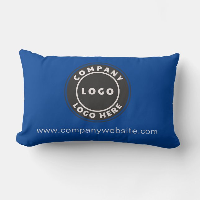 Coussin Rectangle Décoration de showroom d'entreprise de logo d'entr (Recto)
