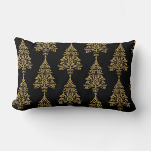 Coussin Rectangle Décorations scandinaves nordiques d'arbres de Noël