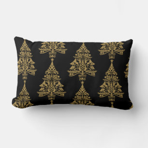 Coussin Rectangle Décorations scandinaves nordiques d'arbres de Noël