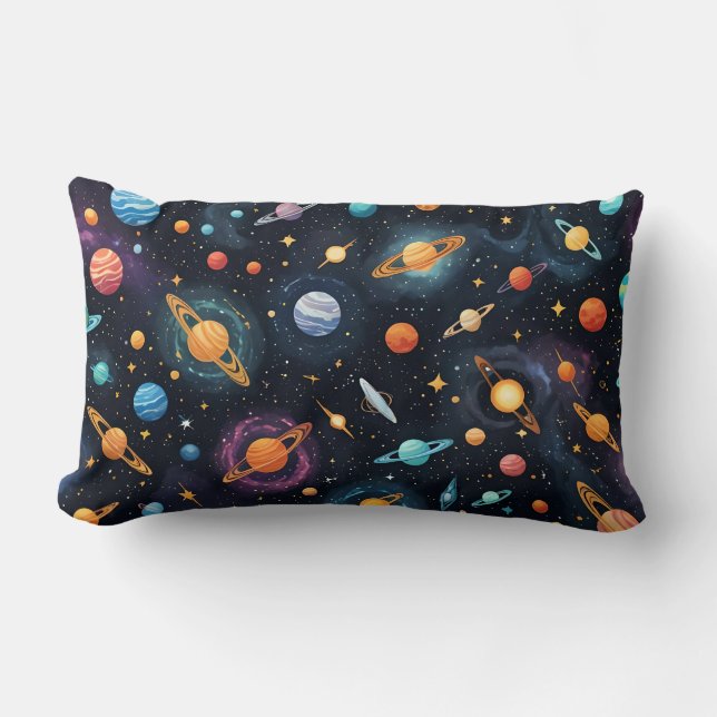 Coussin Rectangle Découverte de l'espace (Recto)