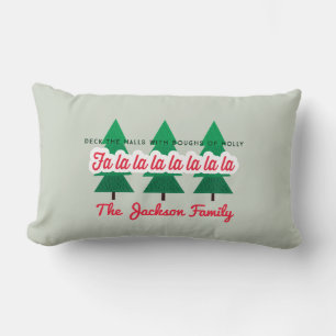 Coussin Rectangle Découvrir les couloirs avec des boughs de Noël sai
