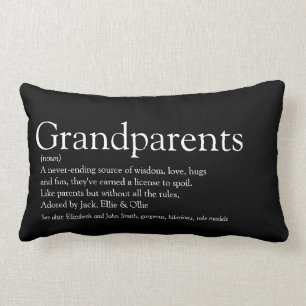 Coussin Rectangle Définition des meilleurs grands-parents au monde F