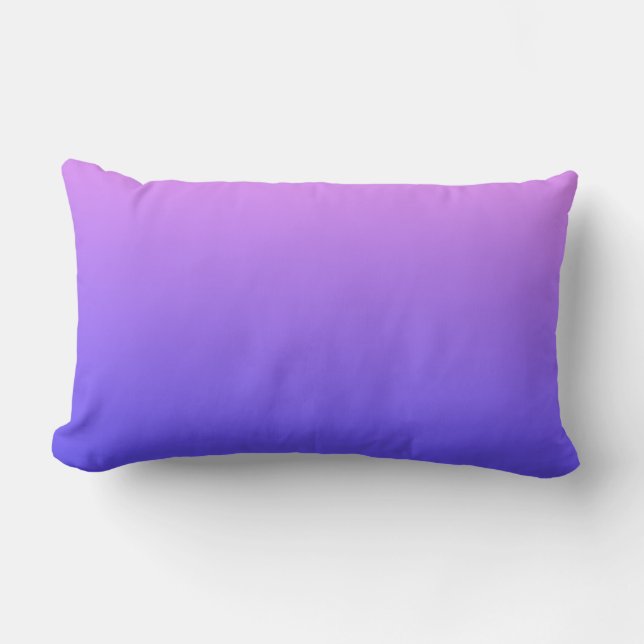 Coussin Rectangle Dégradé violet et bleu (Recto)