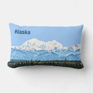 Coussin Rectangle Denali (Mt. McKinley)