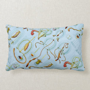 Coussin Rectangle Der Medusen (1879) de Monographie. Ernst Haeckel