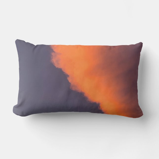 Coussin Rectangle Des nuages magiques et rêvés dans des couleurs rêv (Recto)
