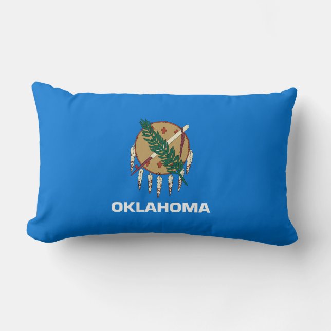 Coussin Rectangle Design de l'Oklahoma State (Recto)