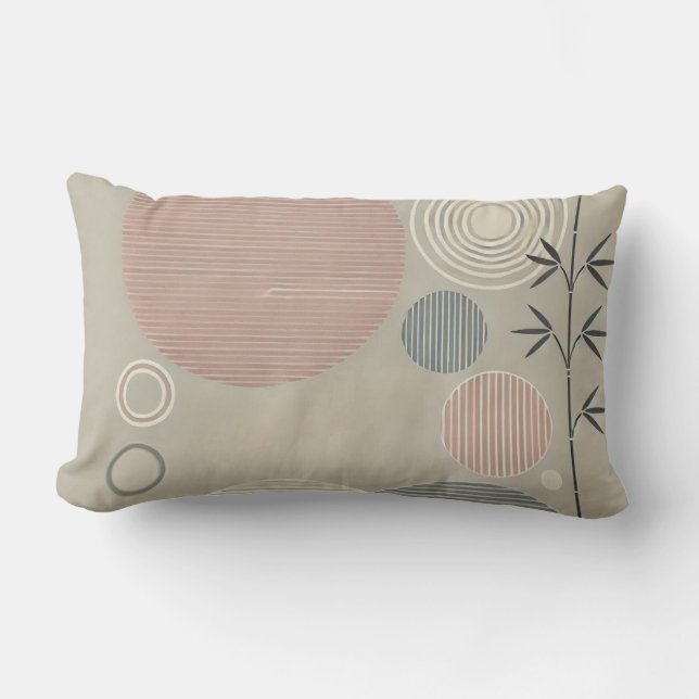 Coussin Rectangle Design minimaliste zen (Recto)