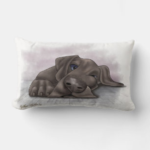 Coussin Rectangle Dessin animé adorable de Grand Danois