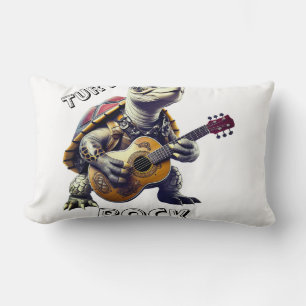 Coussin Rectangle Dessin Animé Caricatural Tortue Animalière