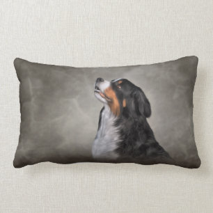 Coussin Rectangle Dessin Bernese Mountain Dog
