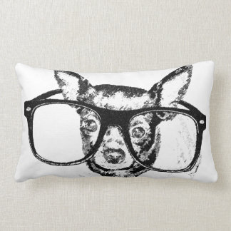 Coussin Rectangle Dessin d'illustration de chien de chiwawa