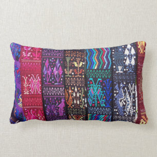 Coussin Rectangle Dessins textiles guatémaltèques