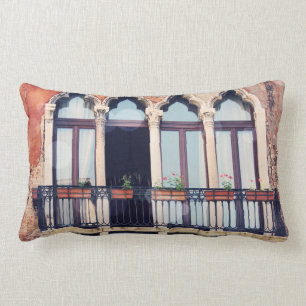 Coussin Rectangle Destinations   Bâtiment rustique de Venise