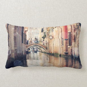 Coussin Rectangle Destinations   Venice Gondolas Photographie