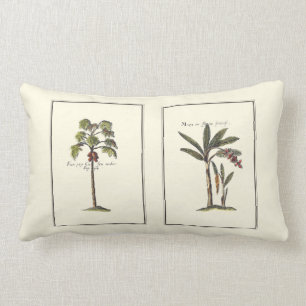 Coussin Rectangle Deux palmiers encadrés par miniature